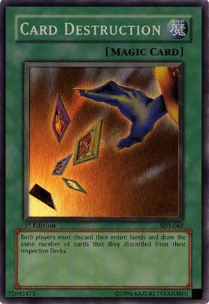 Card Destruction (SDY-042) - Starter Deck: Yugi 1st Edition
