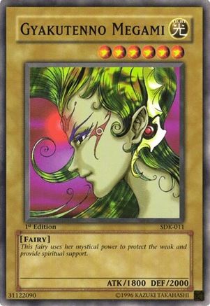 Gyakutenno Megami (SDK-011) - Starter Deck: Kaiba 1st Edition
