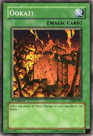 Ookazi (SDK-023) - Starter Deck: Kaiba 1st Edition