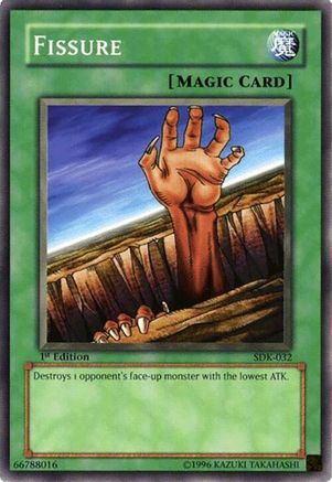 Fissure (SDK-032) - Starter Deck: Kaiba 1st Edition