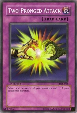 Two-Pronged Attack (SDK-034) - Starter Deck: Kaiba 1st Edition