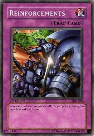 Reinforcements (SDK-038) - Starter Deck: Kaiba 1st Edition