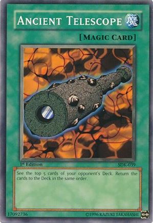 Ancient Telescope (SDK-039) - Starter Deck: Kaiba 1st Edition