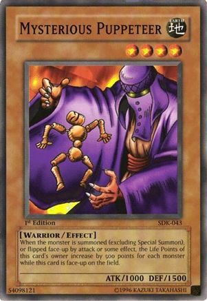 Mysterious Puppeteer (SDK-043) - Starter Deck: Kaiba 1st Edition