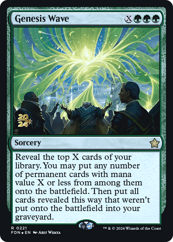 Genesis Wave (PRE-221) - Prerelease Cards Foil