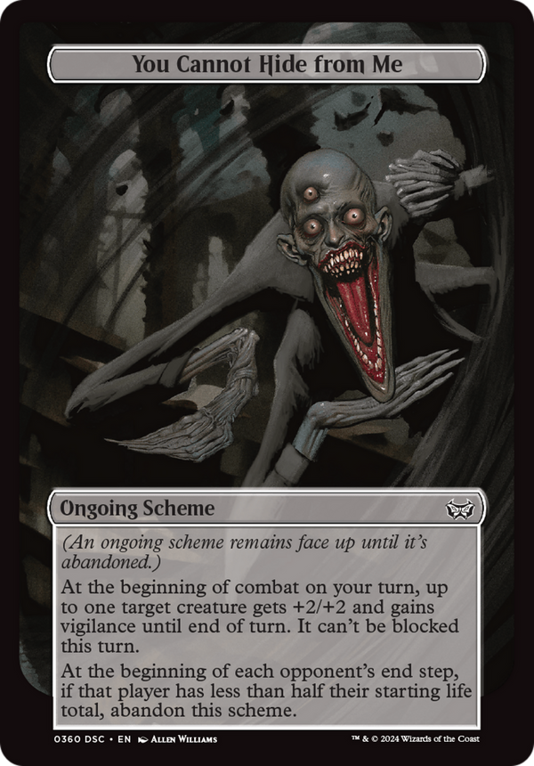 You Cannot Hide from Me (Full Art) (A:DSC-360) - Duskmourn: House of Horror Commander