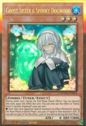 Ghost Sister & Spooky Dogwood (MAGO-EN013) - Maximum Gold 1st Edition