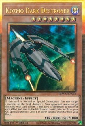 Kozmo Dark Destroyer (MAGO-EN014) - Maximum Gold 1st Edition