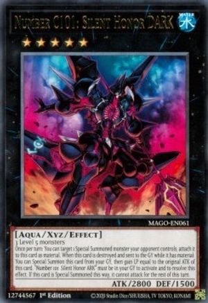 Number C101: Silent Honor DARK (MAGO-EN061) - Maximum Gold 1st Edition