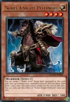 Noble Knight Pellinore (MAGO-EN085) - Maximum Gold 1st Edition