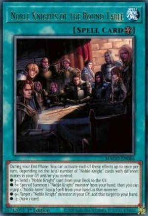 Noble Knights of the Round Table (MAGO-EN086) - Maximum Gold 1st Edition
