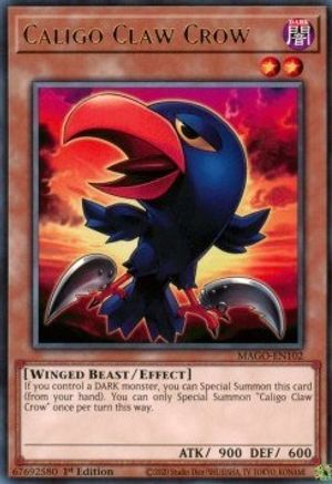 Caligo Claw Crow (MAGO-EN102) - Maximum Gold 1st Edition