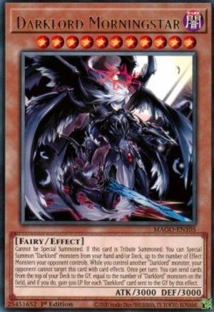 Darklord Morningstar (MAGO-EN105) - Maximum Gold 1st Edition