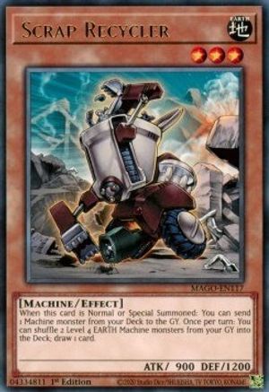 Scrap Recycler (MAGO-EN117) - Maximum Gold 1st Edition