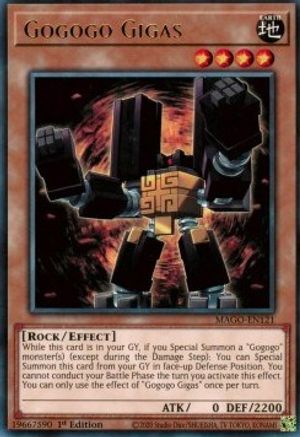 Gogogo Gigas (MAGO-EN121) - Maximum Gold 1st Edition