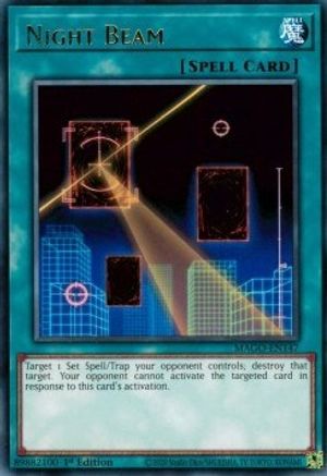 Night Beam (MAGO-EN147) - Maximum Gold 1st Edition