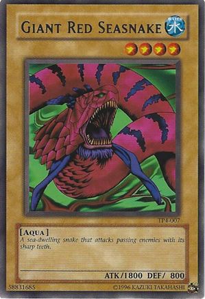 Giant Red Seasnake (TP4-007) - Tournament Pack 4 Unlimited