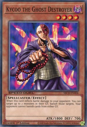 Kycoo the Ghost Destroyer (SBCB-EN006) - Speed Duel: Battle City Box 1st Edition