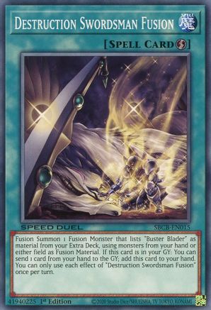 Destruction Swordsman Fusion (SBCB-EN015) - Speed Duel: Battle City Box 1st Edition