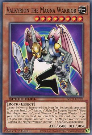 Valkyrion the Magna Warrior (SBCB-EN022) - Speed Duel: Battle City Box 1st Edition