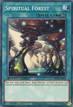 Spiritual Forest (SBCB-EN056) - Speed Duel: Battle City Box 1st Edition