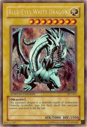 Blue-Eyes White Dragon (BPT-003) - 2002 Collectors Tin Limited
