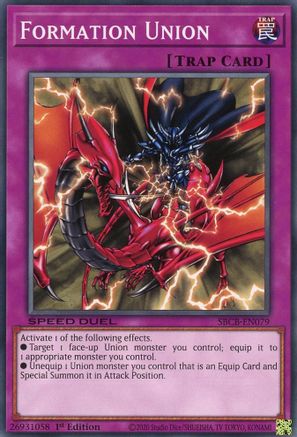 Formation Union (SBCB-EN079) - Speed Duel: Battle City Box 1st Edition