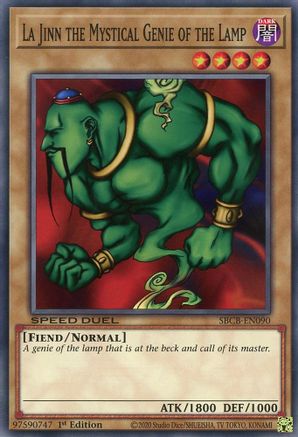 La Jinn the Mystical Genie of the Lamp (SBCB-EN090) - Speed Duel: Battle City Box 1st Edition