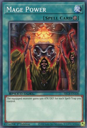 Mage Power (SBCB-EN100) - Speed Duel: Battle City Box 1st Edition