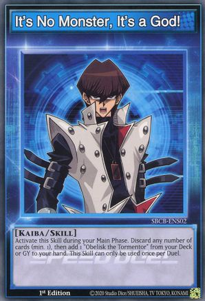 It's No Monster, It's a God! (SBCB-ENS02) - Speed Duel: Battle City Box 1st Edition