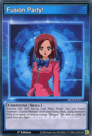 Fusion Party! (SBCB-ENS17) - Speed Duel: Battle City Box 1st Edition