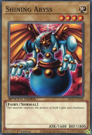 Shining Abyss (SBCB-EN108) - Speed Duel: Battle City Box 1st Edition
