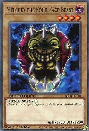 Melchid the Four-Face Beast (SBCB-EN110) - Speed Duel: Battle City Box 1st Edition