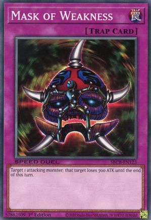 Mask of Weakness (SBCB-EN123) - Speed Duel: Battle City Box 1st Edition