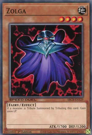 Zolga (SBCB-EN129) - Speed Duel: Battle City Box 1st Edition