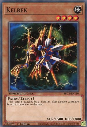 Kelbek (SBCB-EN130) - Speed Duel: Battle City Box 1st Edition