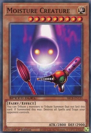 Moisture Creature (SBCB-EN133) - Speed Duel: Battle City Box 1st Edition