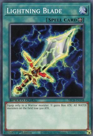 Lightning Blade (SBCB-EN158) - Speed Duel: Battle City Box 1st Edition