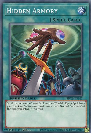 Hidden Armory (SBCB-EN163) - Speed Duel: Battle City Box 1st Edition