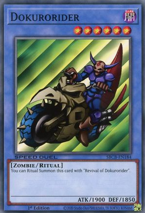 Dokurorider (SBCB-EN184) - Speed Duel: Battle City Box 1st Edition