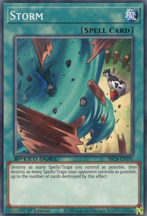 Storm (SBCB-EN191) - Speed Duel: Battle City Box 1st Edition