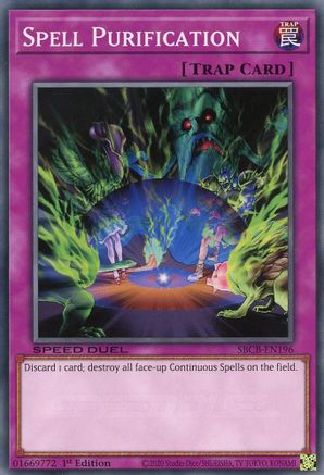 Spell Purification (SBCB-EN196) - Speed Duel: Battle City Box 1st Edition
