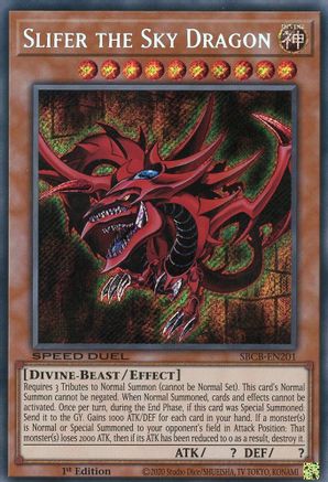 Slifer the Sky Dragon (SBCB-EN201) - Speed Duel: Battle City Box 1st Edition