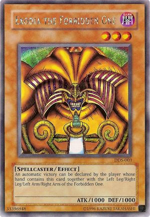 Exodia the Forbidden One (Dark Duel Stories) (DDS-003) - Yu-Gi-Oh! Video Game Promotional Cards Unlimited