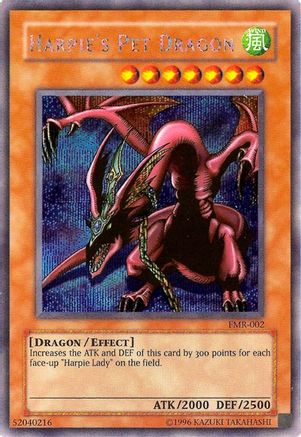 Harpie's Pet Dragon (Forbidden Memories) (FMR-002) - Yu-Gi-Oh! Video Game Promotional Cards Limited
