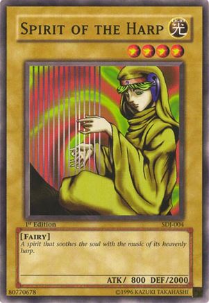 Spirit of the Harp (SDJ-004) - Starter Deck: Joey 1st Edition