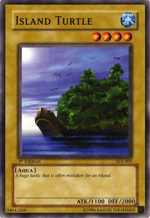 Island Turtle (SDJ-005) - Starter Deck: Joey 1st Edition
