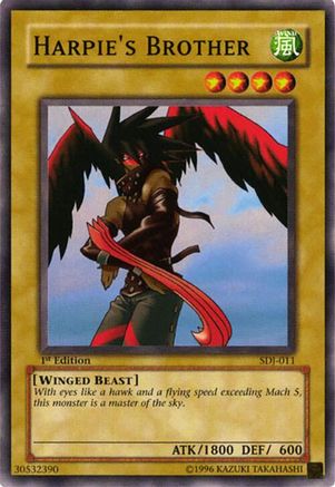 Harpie's Brother (SDJ-011) - Starter Deck: Joey 1st Edition
