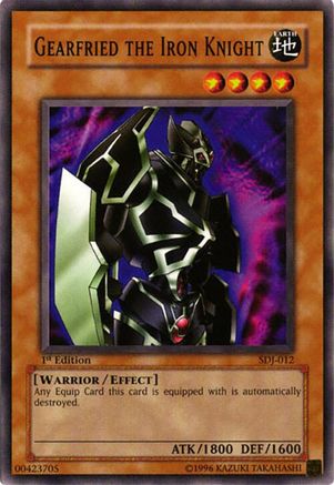 Gearfried the Iron Knight (SDJ-012) - Starter Deck: Joey 1st Edition