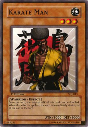 Karate Man (SDJ-013) - Starter Deck: Joey 1st Edition